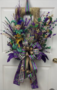 How To Make This Mardi Gras Bow